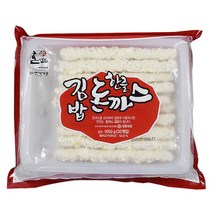 한맥 김밥한줄돈까스 도시락반찬 간편식 김밥용 1kg 업소용 (도매가격) 간편안주, 1팩