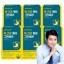 뉴트리원 위건강 금은화 추출물 캡슐 위점막보호 속쓰림 산역류 식약처인증 특허기능성원료 그린세라F, 30캡슐, 6개