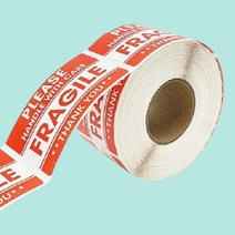 맘씨 FRAGILE 취급주의스티커 라벨 테이프