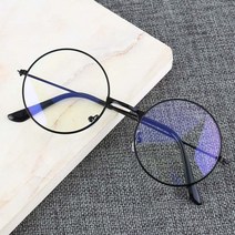 얼굴형에 맞는 알없는 모든 수입 안경테라운드 안경 안경 프레임 남성여성 투명 가짜 안경