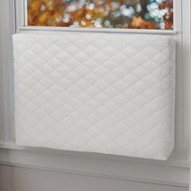 Foozet 실내 에어컨 커버 이중 단열 라지 베이지, Cream, 28 x 20 x 3.5