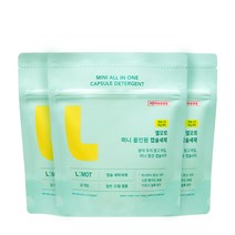 엘모트 미니 올인원 캡슐세제 30개입, 30개입 X 3팩 (90알)