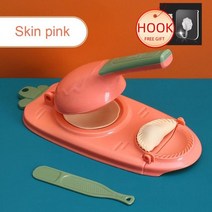 만두피 반죽 기계 주방 도구 만두 제조기 DIY 키트 래퍼 프레스 수동 노동 절약 라비올리 Empanadas 반죽, 03 Pink1