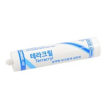 테라코 테라크릴 수용성 씰링 수성 실리콘 310ml 1772, 백색, 1개