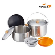 코베아 디럭스 스텐레스 코펠 XL 세트, 혼합색상, 1세트