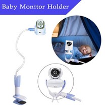 관찰카메라 IP 카메라 브래킷 홀더 실리콘 변형 가능한 소재 아기 모니터 용 침대 고정, 01 Only Bracket NO Cam
