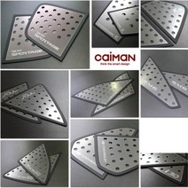 올뉴 쏘울 카이만 메탈 스포츠 플레이트 C필러 몰딩, C필러몰딩