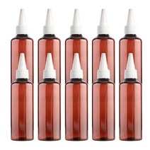 27리빙 다양한 소분 뾰족캡 공병, 갈색 공병 100ml 10개