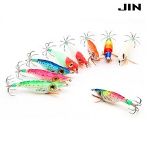 진물류 왕눈이 왕발에기 문어 쭈꾸미 갑오징어 루어 바다낚시 문어낚시 문어채비 쭈꾸미채비, 누드레드헤드