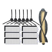 단후이 NR15 로봇청소기 / Danhui 로봇 교체 예비 부품 메인 브러시 사이드 Hepa 필터 걸레, 08 Set H