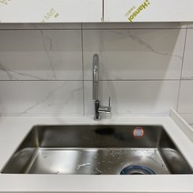 백조 GRAND800 그랜드800 주방 사각싱크볼 교체 악세사리 배수구 포함, 우 배수구 타입+일반배수구