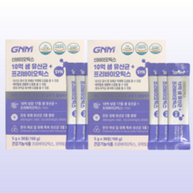 GNM 유산균 신바이오틱스 10억 생유산균 프리바이오틱스 2통 2개월분, GNM 유산균 신바이오틱스 2통 2개월분