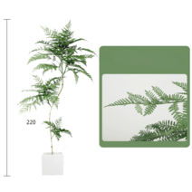 인테리어 조화 화분 조화 대형 장식 나무 식물 실내 사무실 조경 화단 카페 인조, 2.2m+화이트