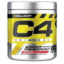 셀루코어 C4 오리지널 프리-워크아웃 프루트 펀치 맛, 390g, 2개