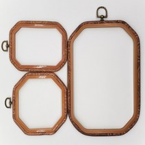 자수틀 자수걸이 우드 후프 - 팔각형 14x14cm