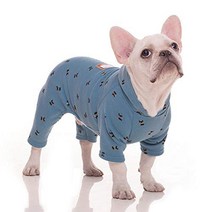 Stock Show Pet Clothes Small Dog Four Legs Clothes Bulldog Teddy Autumn Winter Soft Warm Velvet Paja, 1, Blue
