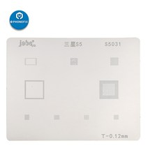 IC 칩 BGA Reballing 스텐실 키트 삼성 S4 S5 S6 S7 S8 참고 3 4 5 6 재 작업 네트 심기 주석 솔더 템플릿, note3