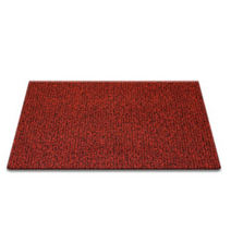 순수 코일 현관매트 120 x 100 cm 두께 12mm, 레드 + 블랙, 1개