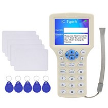 rfid복사기 rfid태그 AT41-10 주파수 NFC 스마트 카드 리더 라이터 복사기 RFID 125Khz 13.56Mhz USB 복사 암호화 키 UID