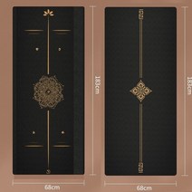 골드라인 만다라 꽃 모양 홈트 요가 명상 요가매트, 본상품선택