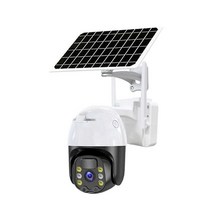 태양열 CCTV 쓰레기무단투기cctv 야외 농막 감시 원격, 4G 울트라클리어-5MP 감시거리6-15M
