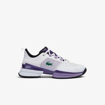 라코스테 AG-LT21 화이트 퍼플 울트라 텍스타일 테니스화 운동화 스니커즈 W G-LT21 Ultra Textile Tennis Shoes