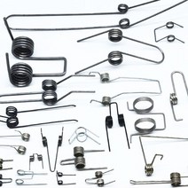 전정가위 꽃 전지 가위 스프링 10세트 단 다기능 토션 스프링 스틸 더블 2 개 1/1.1/1.2/1.4/1.8mm 와이어, 02 1.1x10.5mm 4 coils