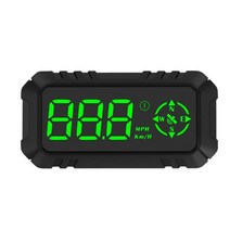 자동차 HUD GPS 디스플레이 속도계 디지털 헤드 업 자동차에 범용 과속 경보, 1개