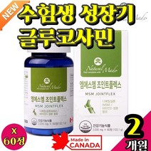 수험생 성장기 엠에스엠 조인트 글루코사민 오육칠 글루코사민 MSM 근력개선 관절 생생 영양제 선물 노케스템 nochestem 2개월분 생성 손끝 건강 발 아플때 먹는 유황 식이유황 가루 구부릴때
