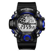 남성 스포츠 조깅 외출 생활 방수 디지털 전자 시계