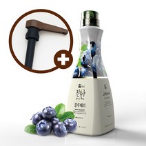 웰파인 더진한 블루베리농축액 1.5kg + 유니버셜소스펌프, 단품