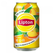 [롯데칠성음료] 립톤 아이스티 복숭아 355ml x 24캔, 롯데-립톤복숭아355㎖(24캔), 롯데-립톤복숭아355㎖(24캔), 단품