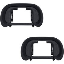 일본직발송 2. JJC 아이컵 2매입 소니 A7RIV A7R4 A7RIII A7RII A7R A7III A7II A7 A7SII A7S A9II A9 A99, 2 PACKS ORIGINAL REPLACEMENT, One Color