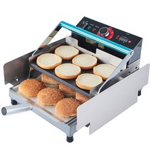 번토스터기 햄버거 빵 굽는 기계 체인점 창업 조식, 220v750w 39x43x21cm 12개입
