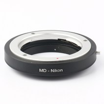 알루미늄 합금 MD-AI 어댑터 미놀타 MD 마운트 렌즈 니콘 AI 카메라, 한개옵션0