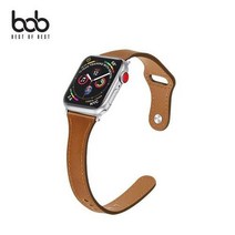 bob 애플워치 호환 슬랜더 *핀턱 가죽 스트랩 밴드 시계줄 Apple Watch 7 SE 6 5 4세대 38/40/41/42/45MM