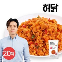 허닭 T_닭가슴살 불닭 곤약볶음밥 250g 20팩