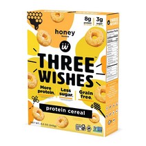 키토 케토 씨리얼 꿀 고단백 저설탕 글루텐 프리 비GMO 비건 시리얼 Three Wishe, 단품