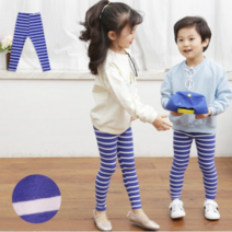 퍼니공장 아기 유아 아동 봄 가을 데일리 블루 단가라 레깅스