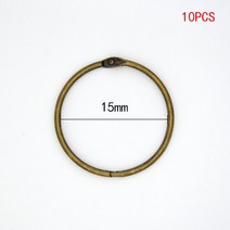 금속 링 바인더 15 - 76mm DIY 앨범 루스 리프 책 후프 오프닝 바인딩 용품 사진 앨범 공식 2/4/5/10 개, 15mm