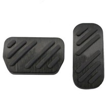 오르간페달 자동차 튜닝 페달 Toyota CHR 2016 용 알루미늄 합금 가속 브레이크 미끄럼 저항 커버 케이스 액세서리, Black, 토요타