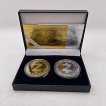 기념주화 비트코인선물 모형소품2in 1 박스 비트코인/이더리움/라이트코인/대시/리플/모네로/EOS Binance V, 09 SET26