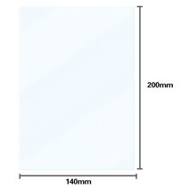 초정밀 5개/몫 FEP 필름 Photon 수지 3D 프린터 140x200mm SLA/LCD Fep 시트 0.15-0.2mm 필라멘트, 01 파란