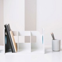 마이룸 책꽂이 3단 4단 디자인 서류정리함 파일꽂이, 네이비