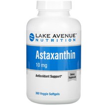 Lake Avenue Nutrition Astaxanthin 10 mg 360 Veggie Softgels