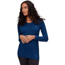 Smartwool SW015255J24XL 여성용 메리노 150 베이스레이어 긴소매 축제 푸크시아 XL, X-Small, Indigo Blue