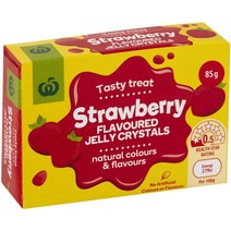 울워스 젤리 딸기 85g Woolworths Jelly Strawberry, 1팩