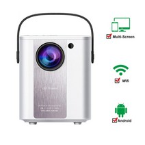 LED시네마 풀 HD 비디오 프로젝터 모바일 와이파이 미니 휴대용, 중국, AU 플러그, 안드로이드 버전 01