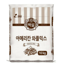 백설 아메리칸 와플믹스 10KG 간식 베이킹재료, 1입