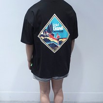 18M 다이빙 남자 박스 반팔 티셔츠